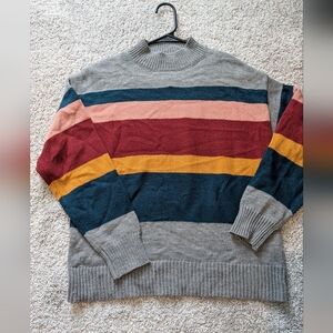 Apt. 9 Womens Crewneck Sweater - Gray, Pink, Red, Yellow, Blue